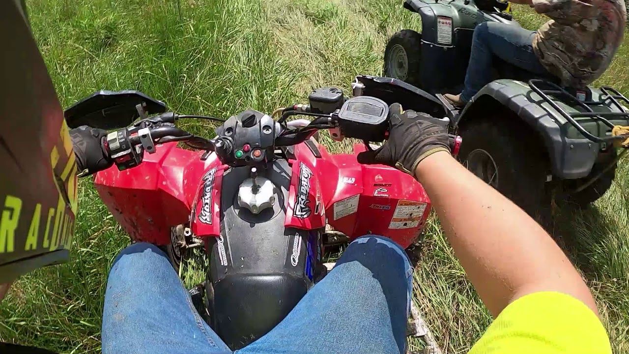 First Ride On Polaris Predator 500 With New Gearing