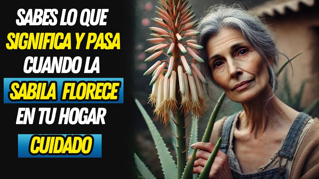¿ES MALO...? ESTO PASA EN TU HOGAR CUANDO LA SABILA FLORECE| SABIDURIA BUDISTA