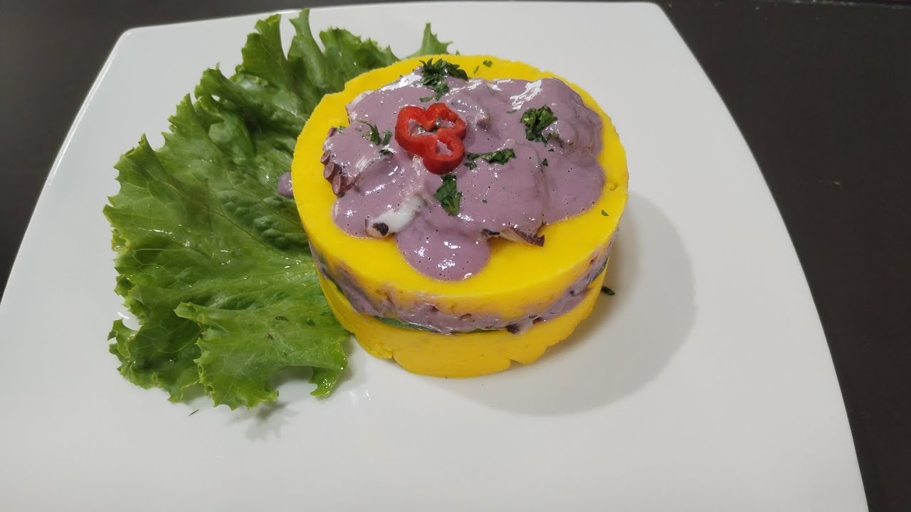 CAUSA CON PULPO AL OLIVO la mejor receta de cocina para disfrutar en familia 🤩🤩✌️✌️💪💪