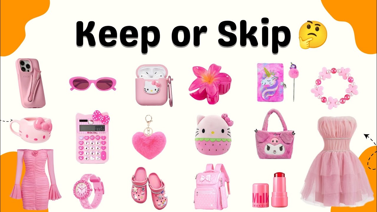 Help Me Choose 🥴 Keep or Skip🤔 Pink Edition 💗✨