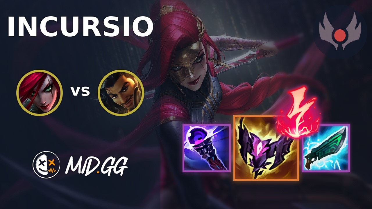MID.GG: [ Incursio ] Katarina MID vs Akshan | OCE GRANDMASTER | LOL Season 2026
