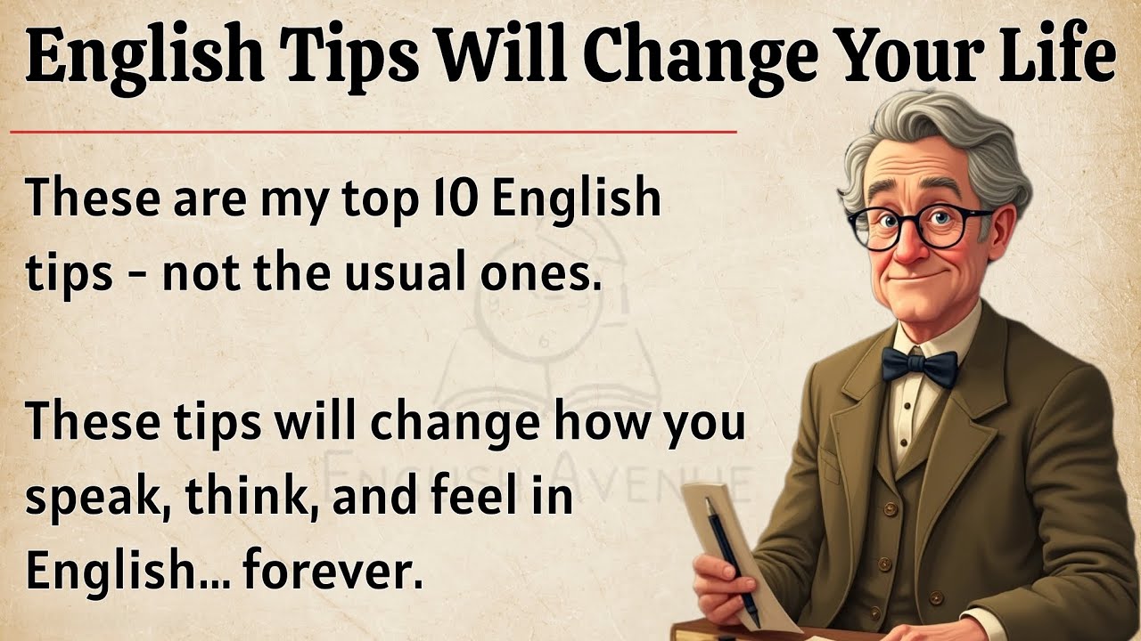 10 English Tips Will Change Your Life || Graded Reader ✅️ || Improve English Fluency
