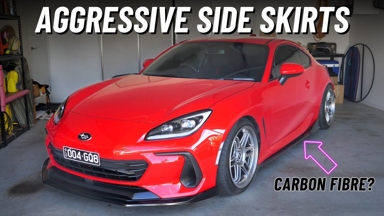 Установка боковых юбок Subaru BRZ — агрессивно и бюджетно!