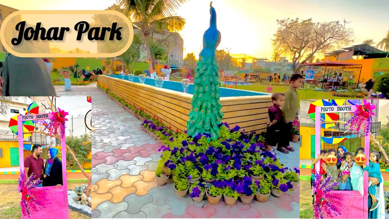 New Opening Johar Family Park Location Dorji Karachi #opening #park #vlog 
