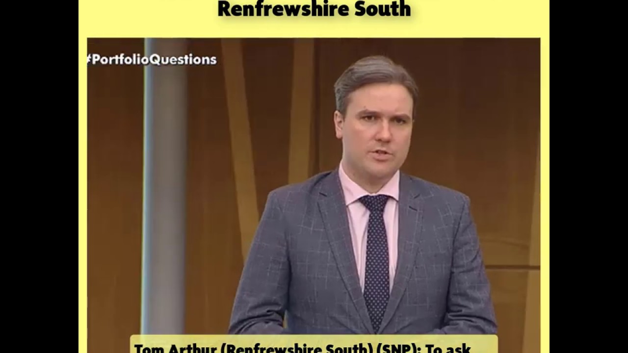 Tom Arthur MSP Question on No-Deal Impact on Agriculture 5th Sept 2019