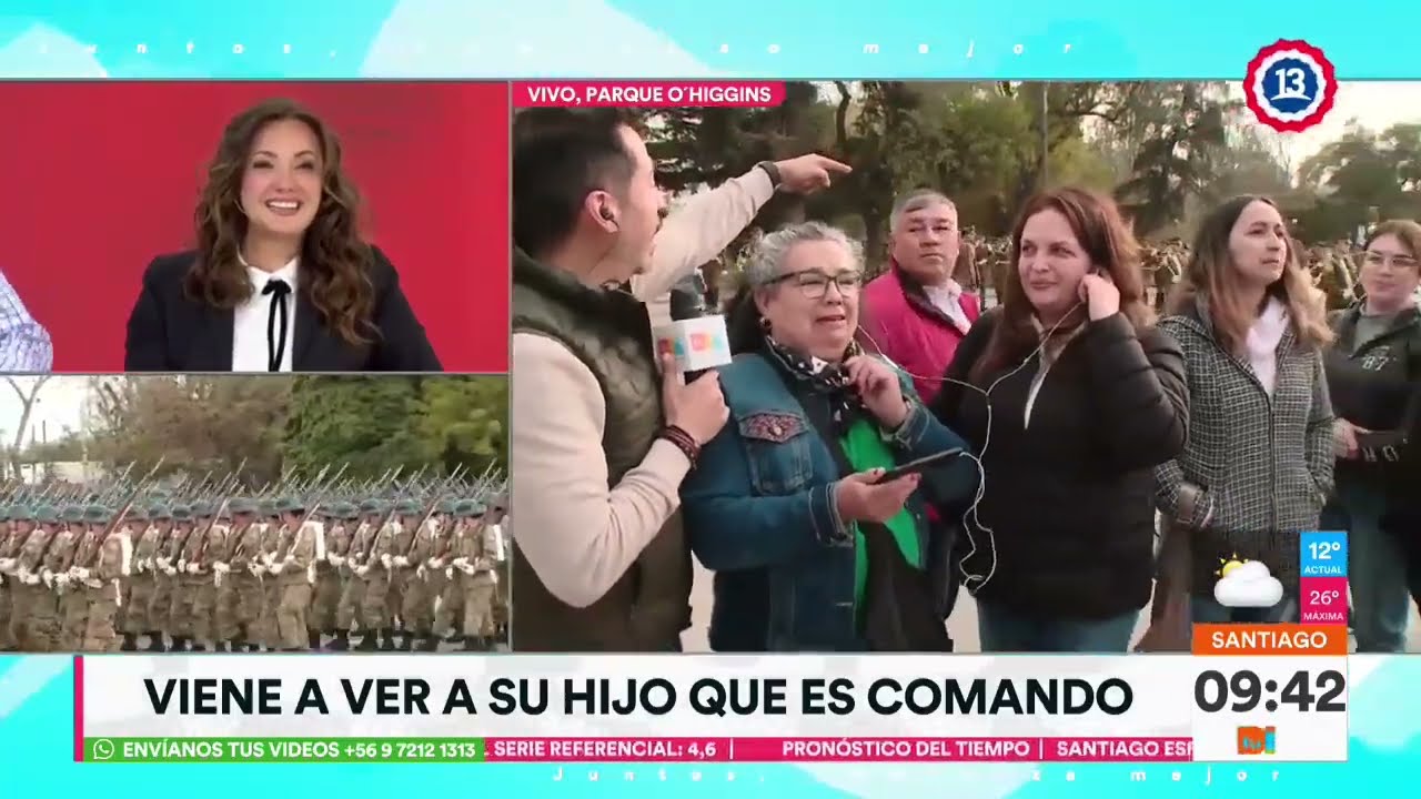 Parada Militar: Familias viajan para ver a sus hijos en el desfile de preparación| Tu Día | Canal 13