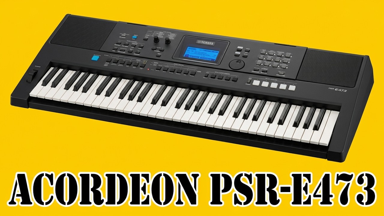 Performance de Acordeon  para o PSR E473 / EW425  Yamaha - Tutorial