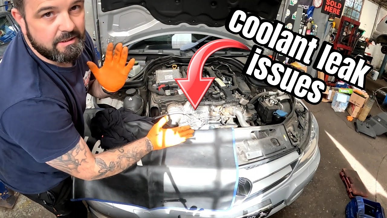 mercedes c220d om651 water pump replacement