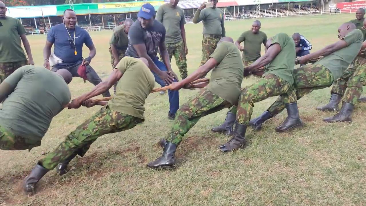 SEE WHAT GSU DID TO THE KENYA POLICE SACCO TEAM TAG OF WAR😳