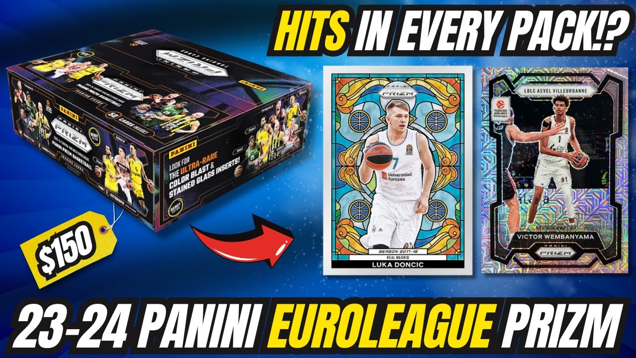 NUMBERED CARDS IN EVERY PACK!? 2023-24 Prizm Basketball Euroleague
