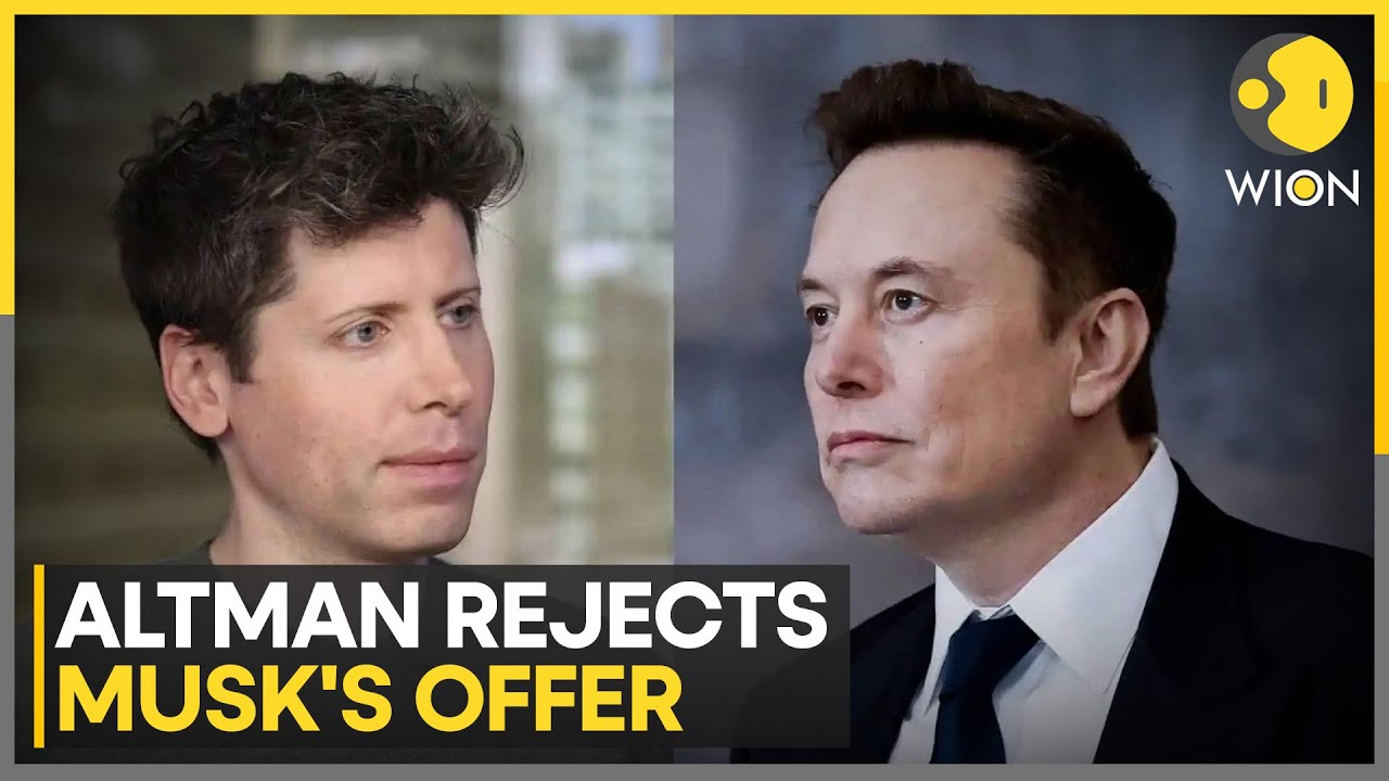 OpenAI Chief Sam Altman Rejects $97.4 Billion Offer From Elon Musk | World News | WION