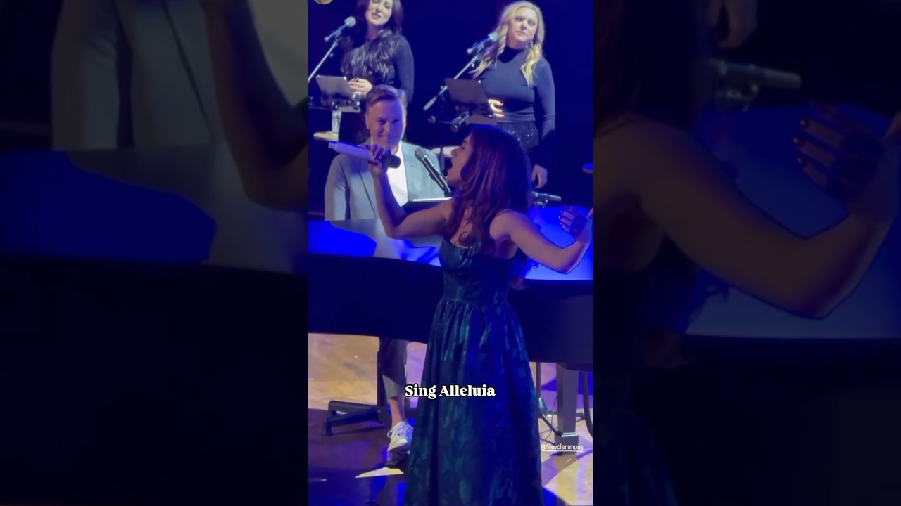“All is Well” live on Christmas tour, beautifully sung by ​⁠@RileyClemmons…