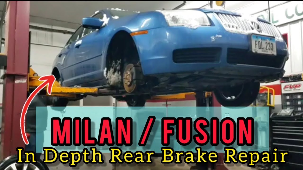 Как заменить задние тормозные колодки и диски на Ford Fusion / Mercury Milan!