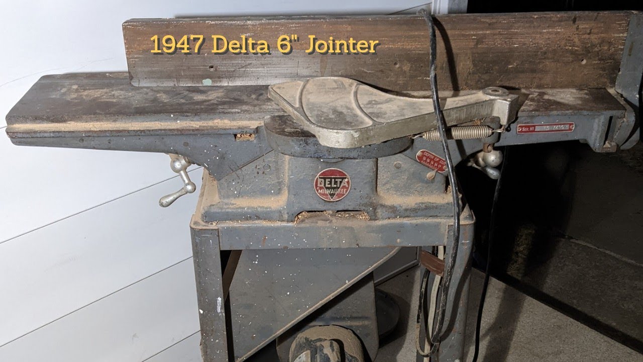 Vintage Delta Jointer Restoration