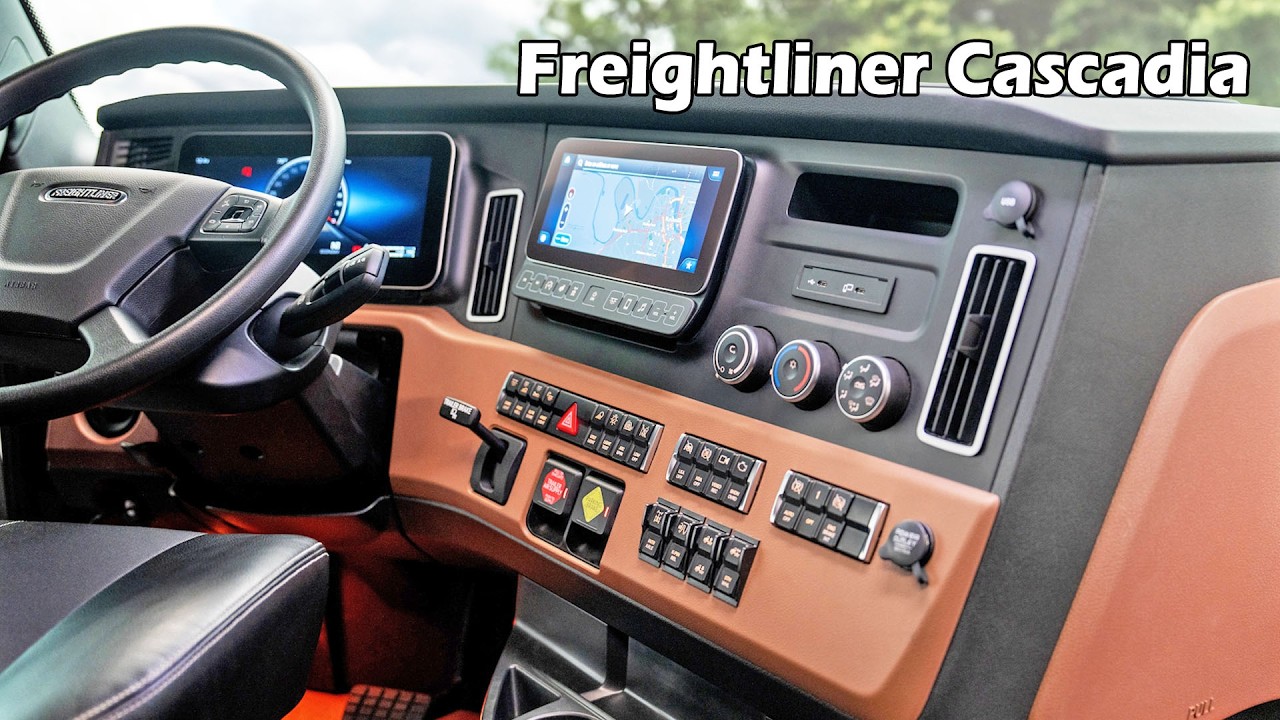 Freightliner Cascadia Fifth Gen unveiling interior, more safety fetures, Efficiency
