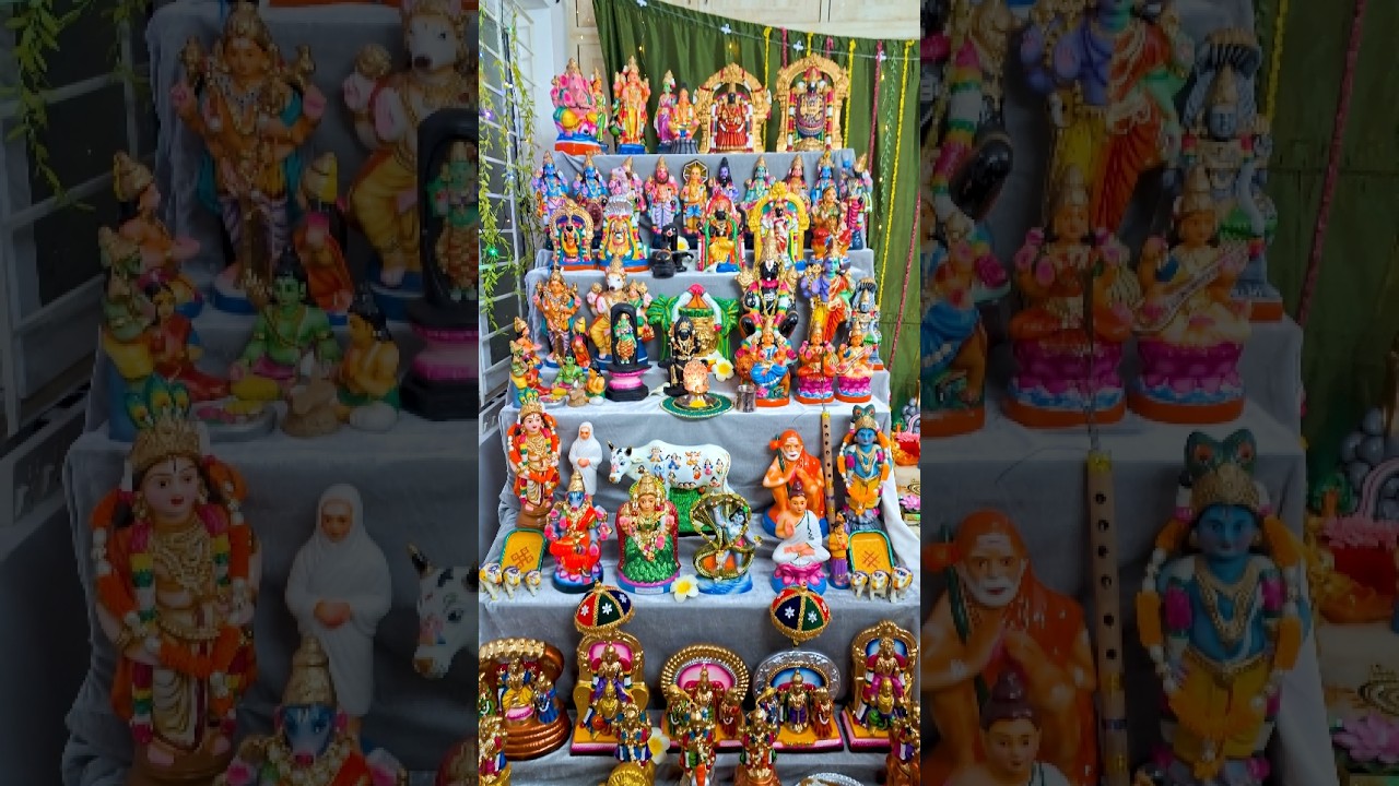 NAVARATHRI GOLU -  house visit 2 makkalaee #navarathri #golu
