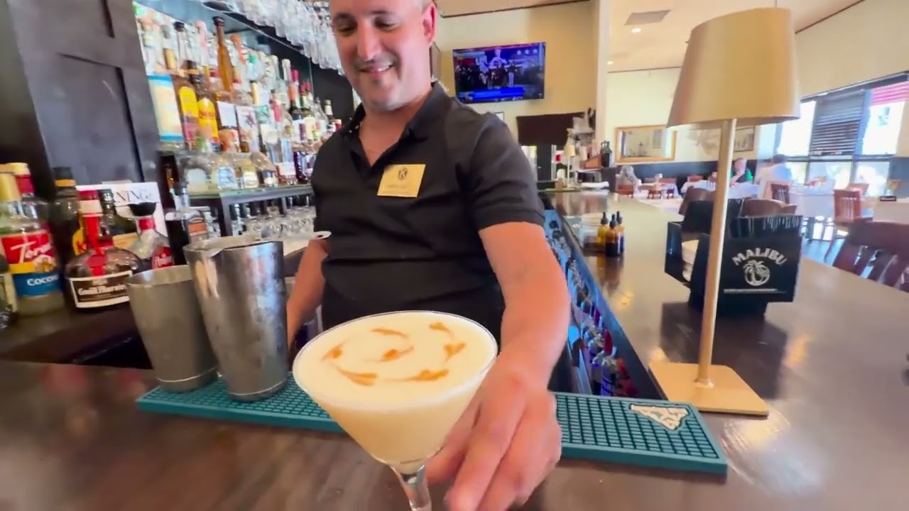 Behind the Bar at Luna Restaurant, The John Sour