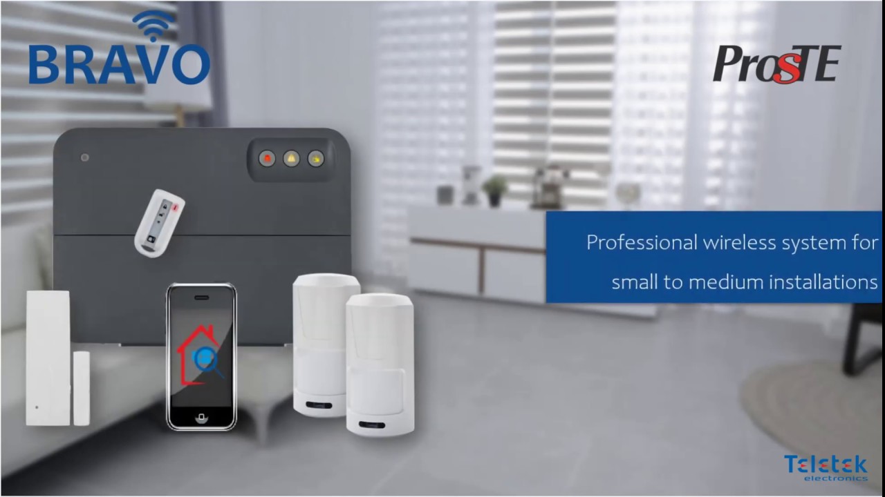 Bravo wireless alarm system Part 11 - How to program Bravo with ProsTE software