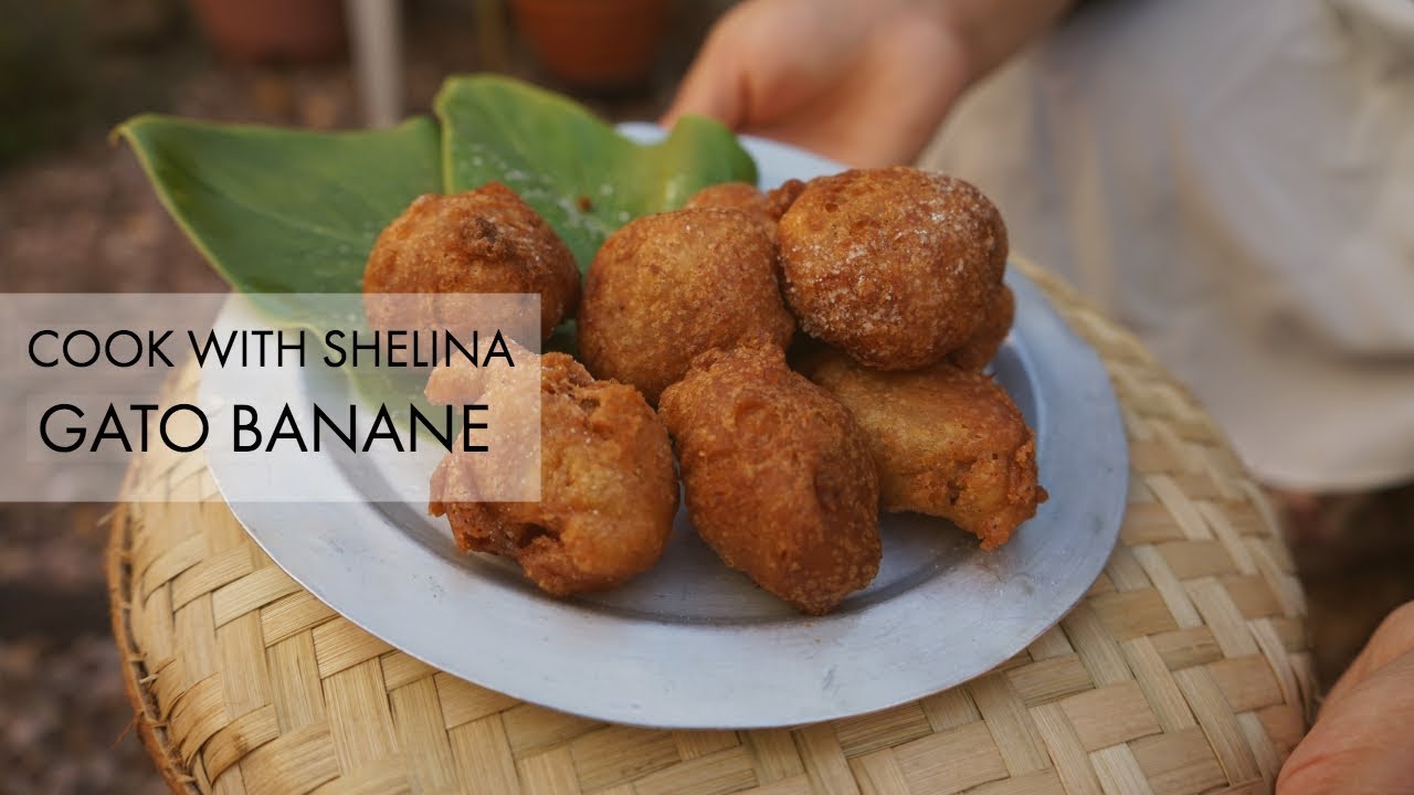 Mauritian Banana Fritters - Gato Banane