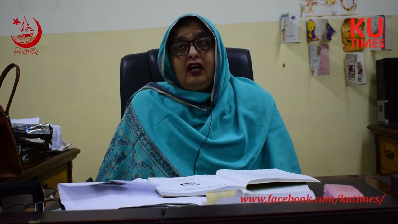 Dr. Abida Parveen | Sharing Details | SZIC | Sheikh Zayed Islamic Centre KU