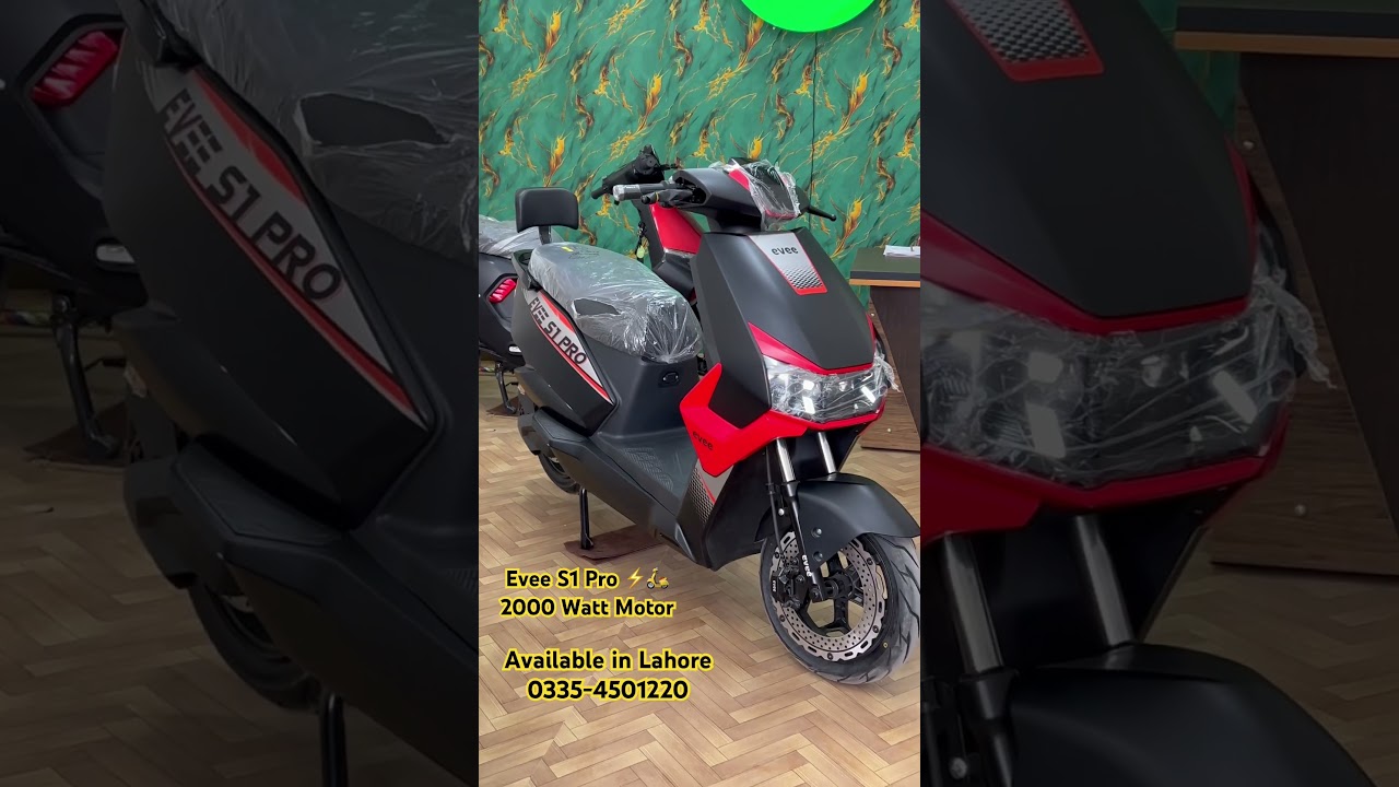 Evee S1 Pro Electric Scooter ⚡️🛵|| 2000 Watt Motor || 24 Months Warranty || 0335-4501220