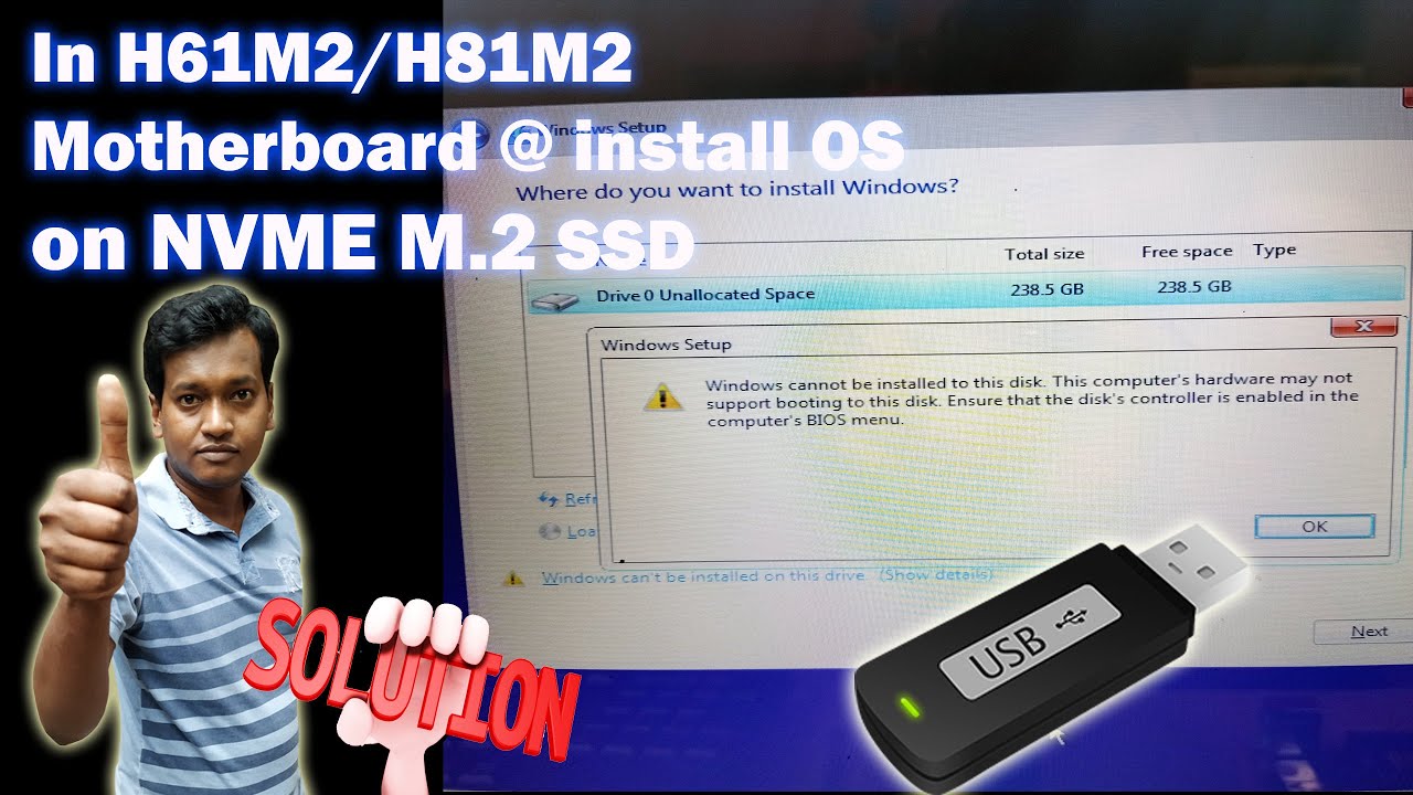 Windows cannot be installed to this disk @ Disk error solution !