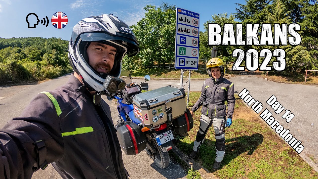 We entered North Macedonia - Day 14 / Balkan Motorcycle Tour 2023 - TransALP 650