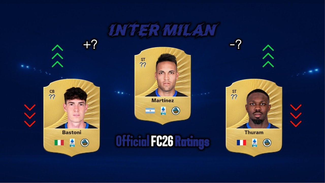 FC26 OFFICIAL RATINGS! INTER MILAN! FT ALL NEW SIGNINGS!