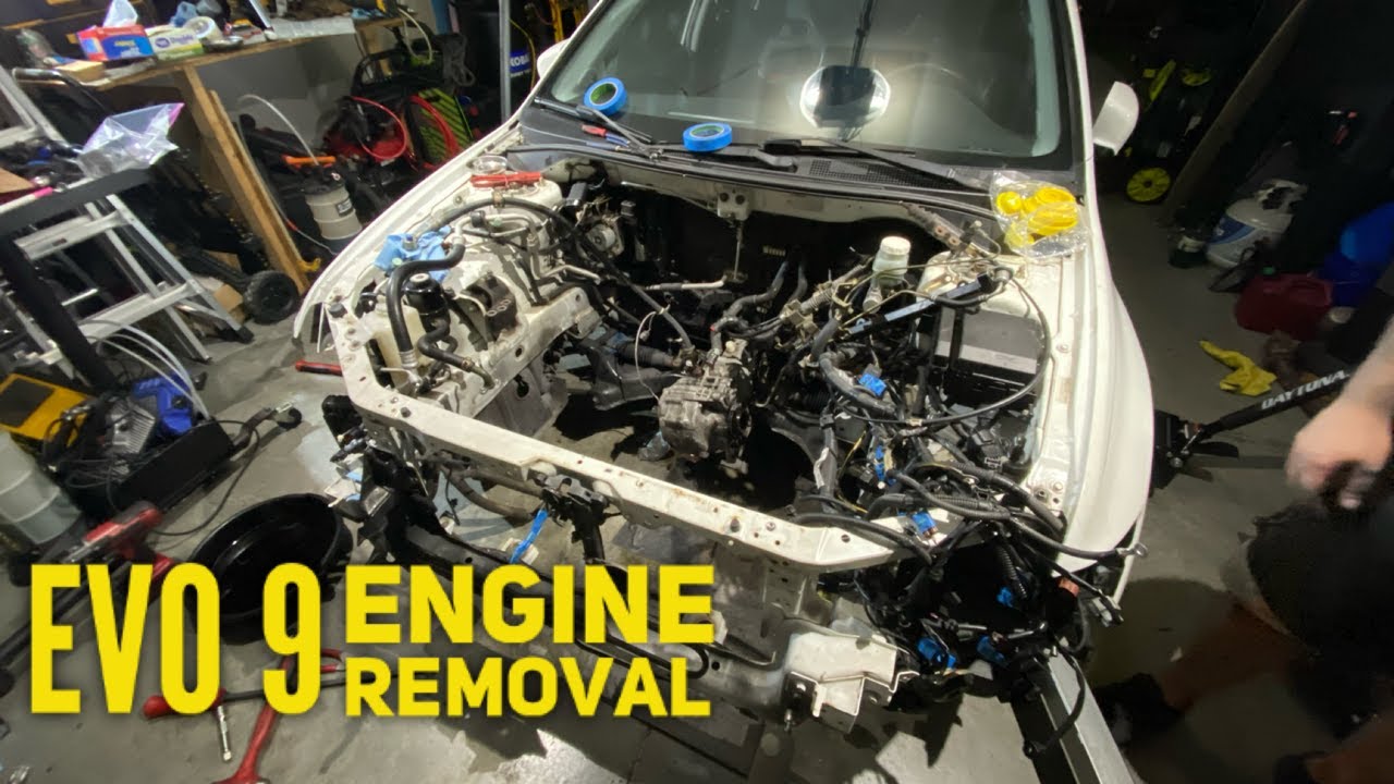 Evo 9 Engine Removal
