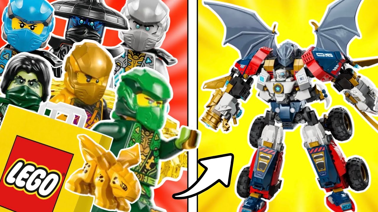 I Built the NEW Ninjago Sets in 24 Hours!