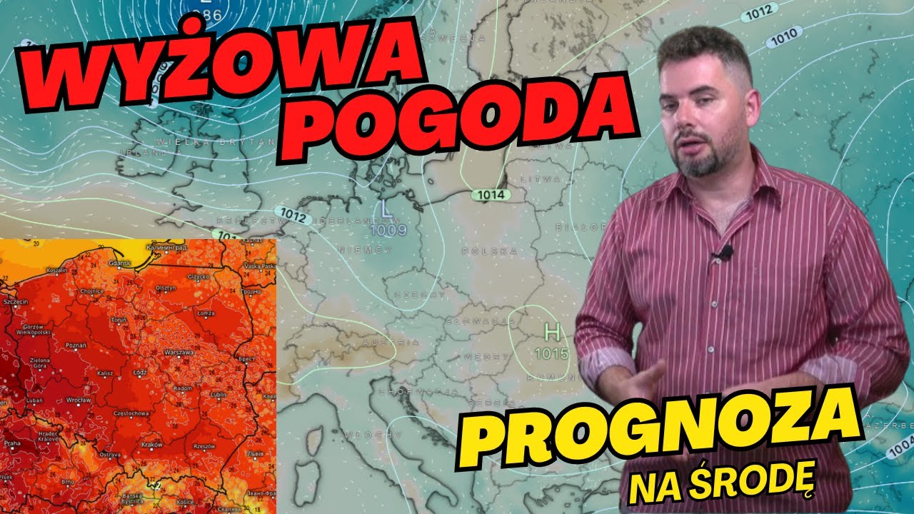 Środa z wyżową pogodą. Wieczorem wejście na zach&oacute;d Polski frontu chłodnego. Deszcz i burze.