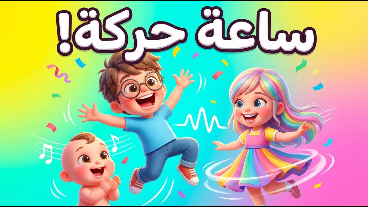 ساعة من أغنية الحركة للأطفال 🕺💃 | نتحرك ونرقص بدون توقف | أغاني أطفال عربية | NaNa Banana