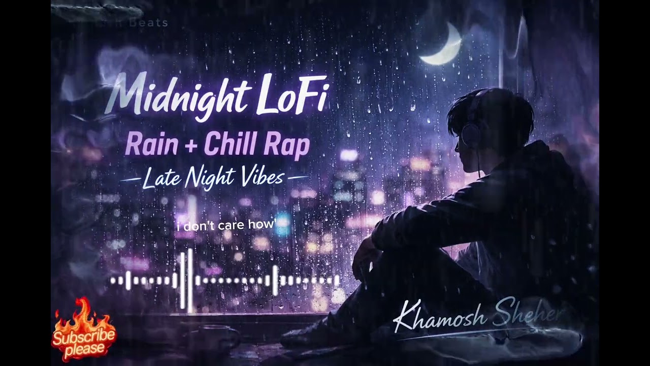 Midnight LoFi 🌙 | Hindi Chill Rap Song 2026 | Rain + Melody Vibes | Late Night Music