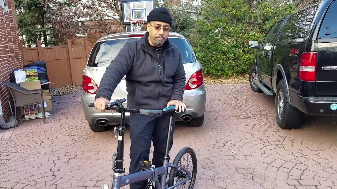 Vilano Urbana Folding Bike Mods. Very important mod to the seat post.