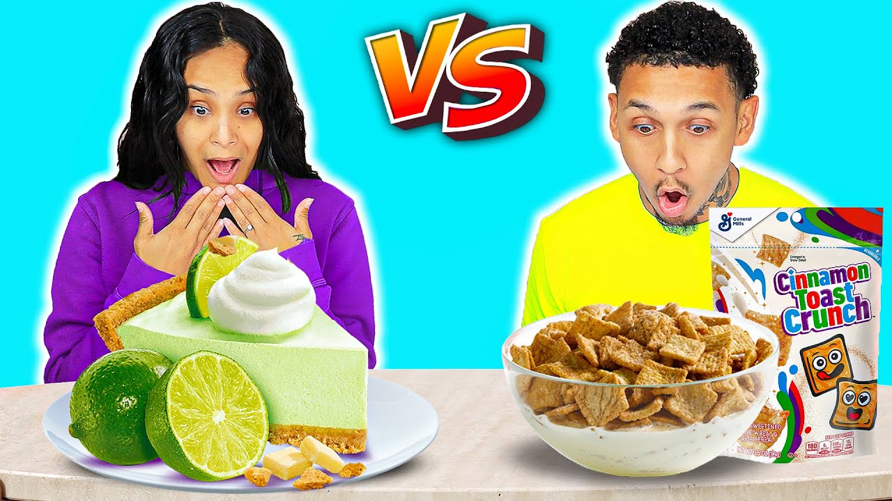 CRUNCHY VS CREAMY FOOD CHALLENGE!