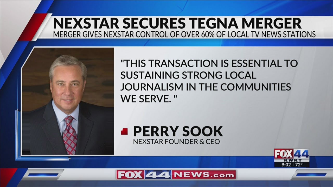 Nexstar Media Group closes acquisition of Tegna