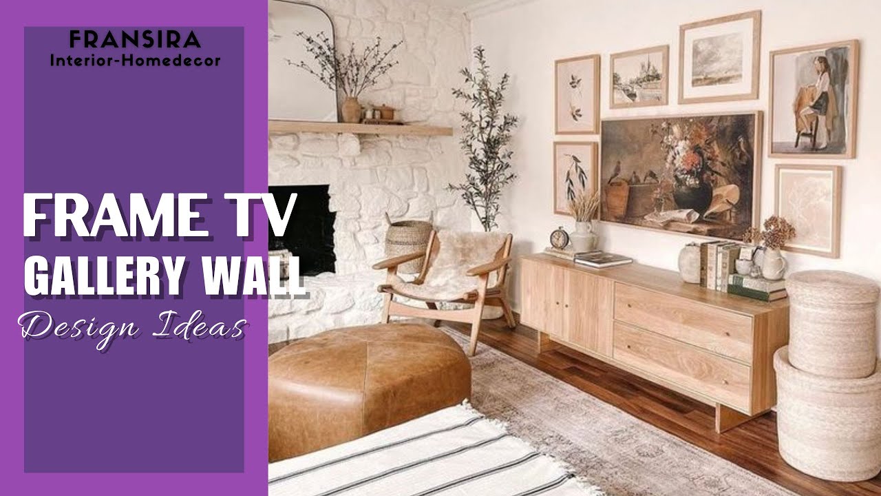 Ideas to decorate TV Wall || FRAME TV GALLERY WALL Design Ideas
