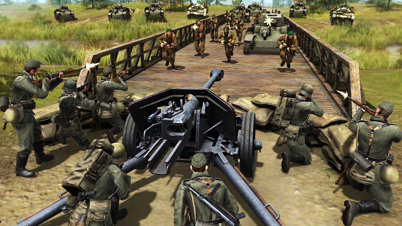 Can German Army Hold the BRIDGES!? - Call to Arms: Gates of Hell Battle Simulator