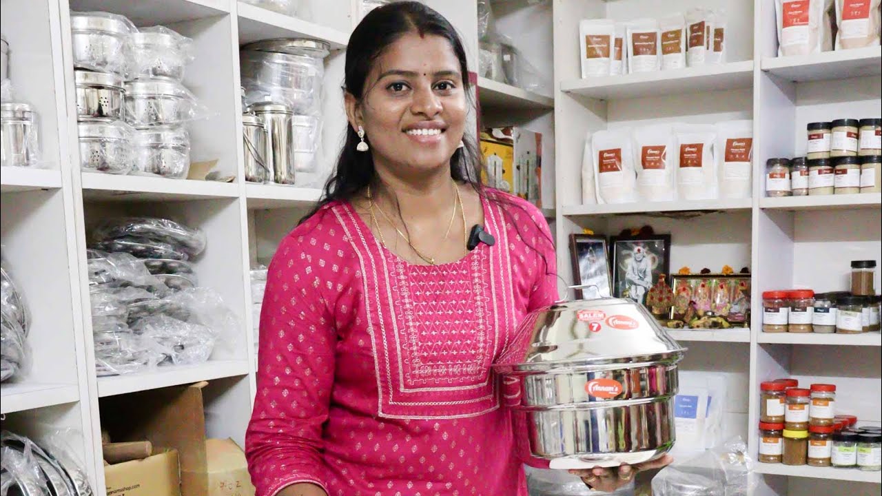 வித விதமான செட்டிநாடு இட்லி பாத்திரம் | Annams Shop | Dosa Idly Storage Containers