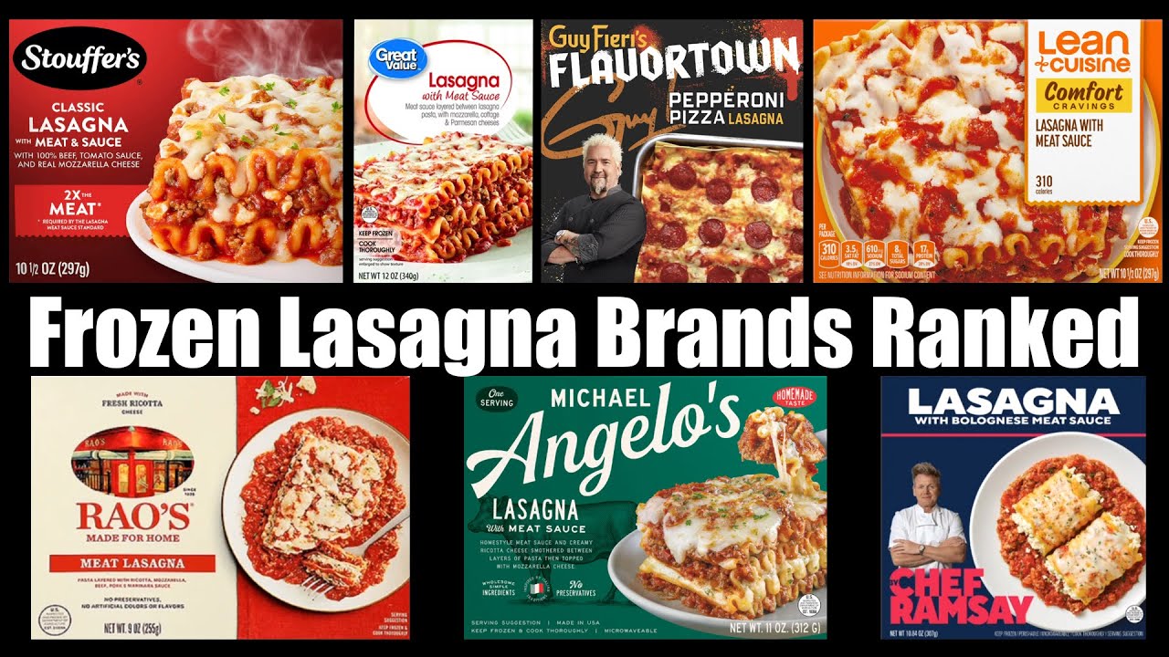 Ranking BAD Frozen Lasagnas - WHAT ARE WE EATING??