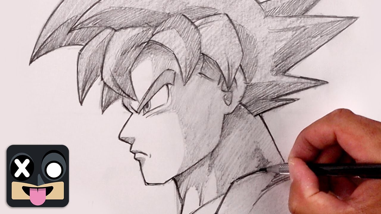How To Draw Anime | Goku God | Dragonball Step by Step Sketch Tutorial