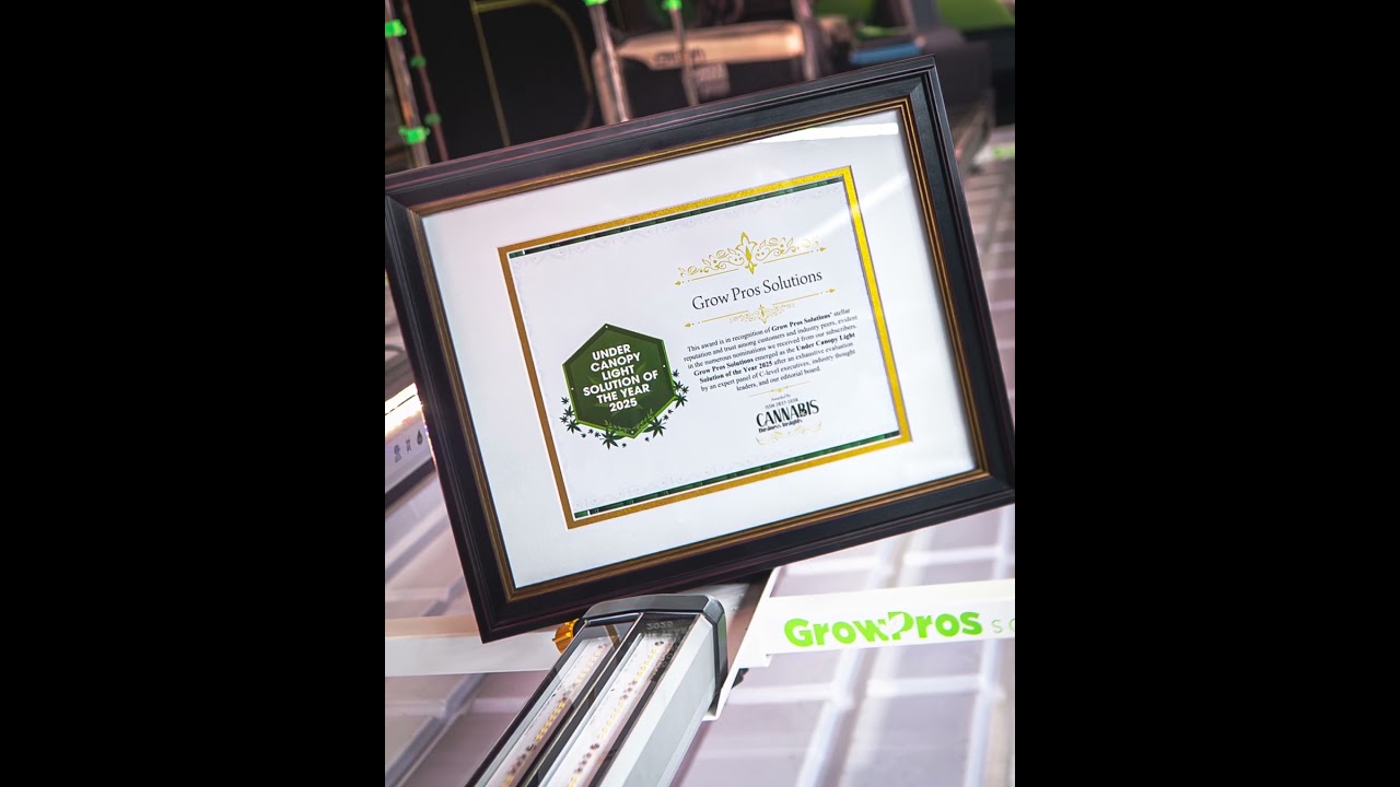 2025 Under Canopy Light Solution of the Year by Cannabis Business Insights