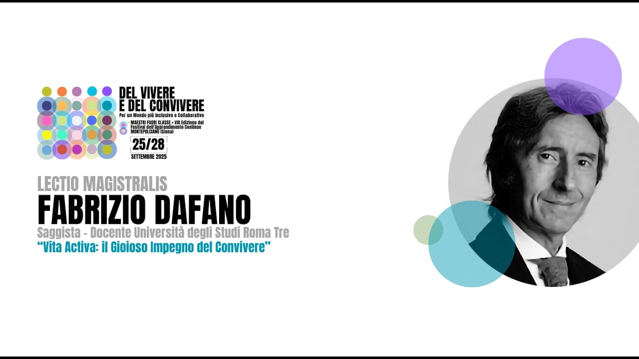 Fabrizio Dafano - Vita Activa: il Gioioso Impegno del Convivere