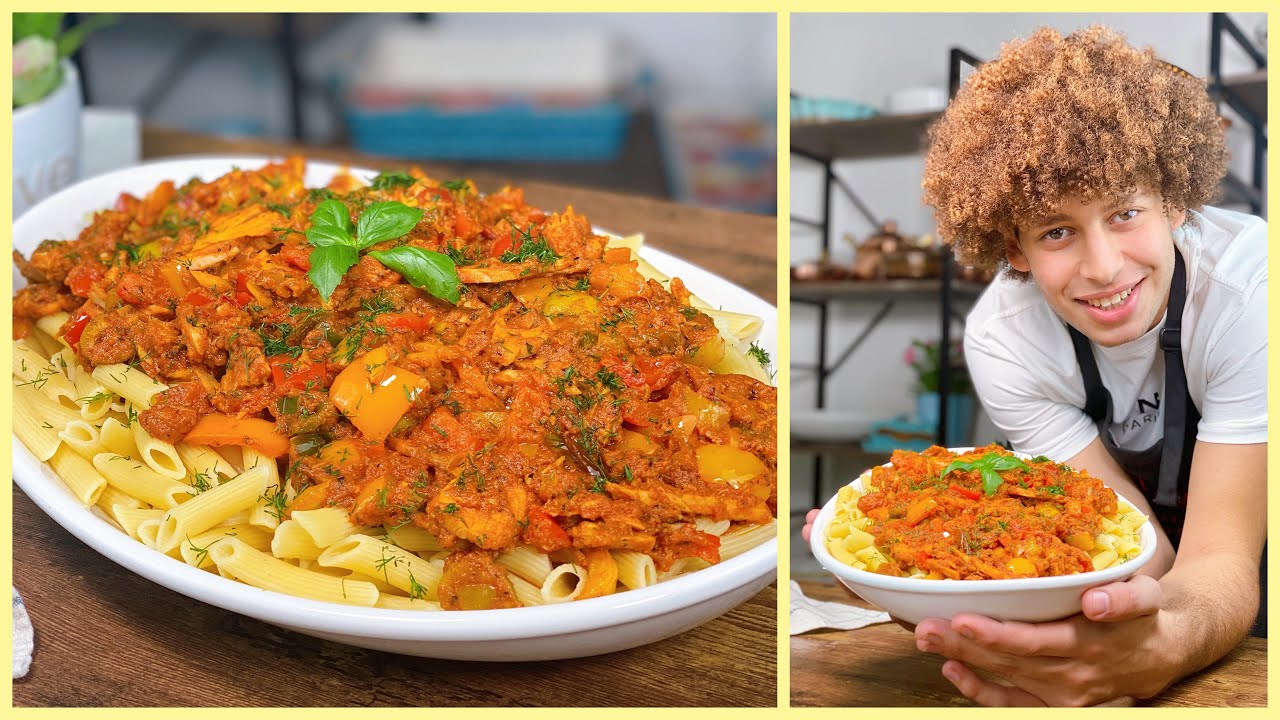 مكرونة بالتونة بطريقتنا حتحببك فالتونة جداً 💯 عظمة 😋
