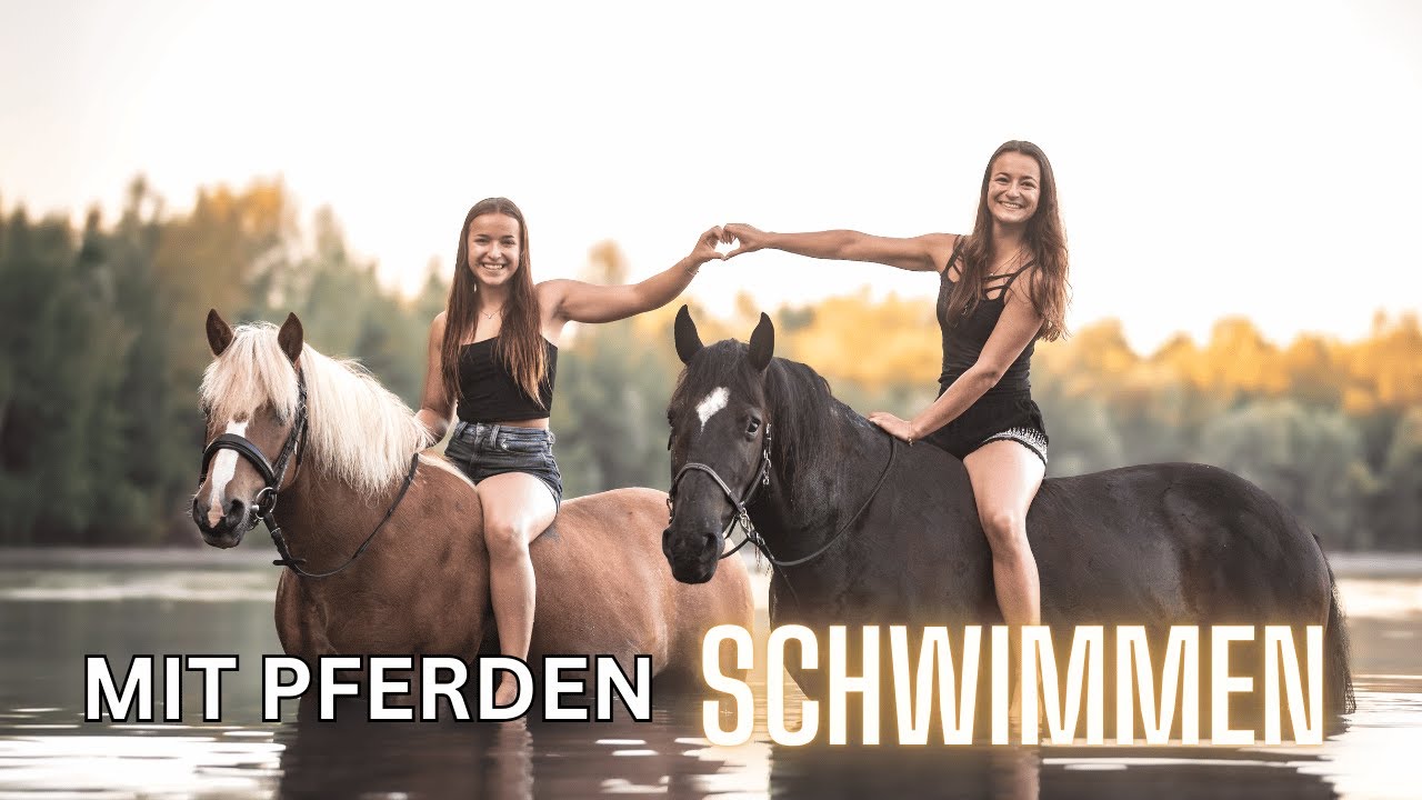 Mit den PONYS zum SEE schwimmen 😍​💦​🐴​ | Marina Schuster