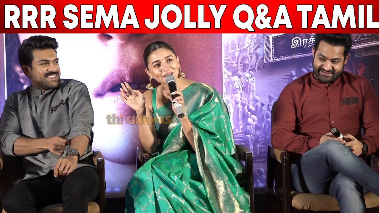 RRR Movie Sema Jolly Interaction With Tamil Reporters | RRR Press Meet | RRR Pre Release Event
