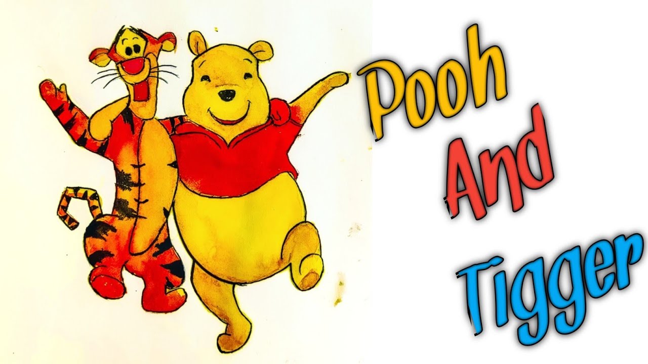 Pooh and Tigger | Pooh and Tigger drawing