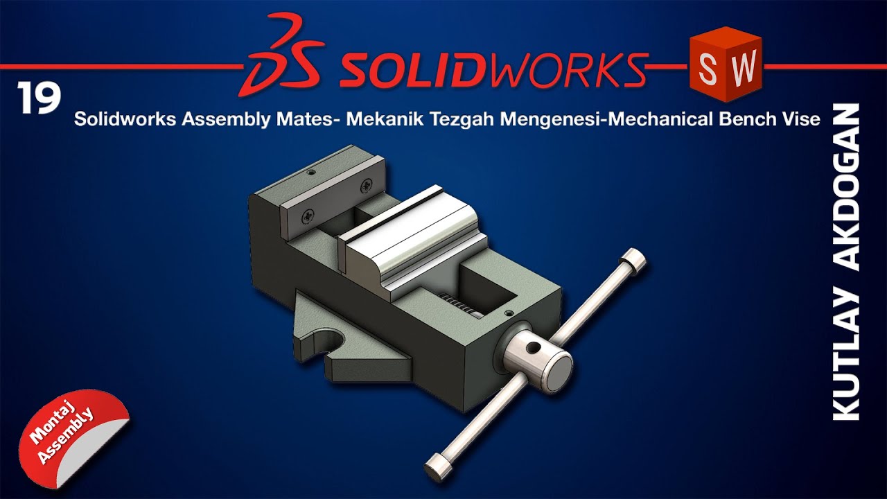 19-SW Assembly Mates- Mekanik Tezgah Mengenesi-Mechanical Bench Vise