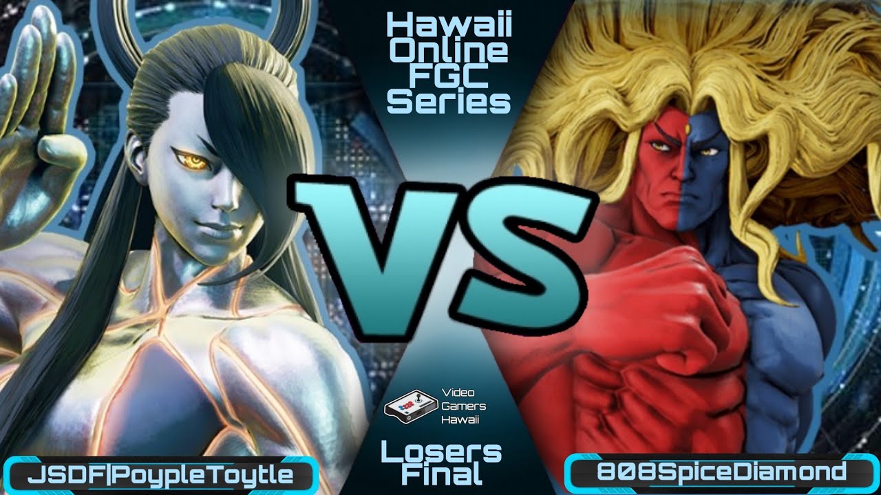 JSDF|PoypleToytle vs. 808SpiceDiamond/ LF/Hawaii Online FGC Series/Street Fighter V/May 2020