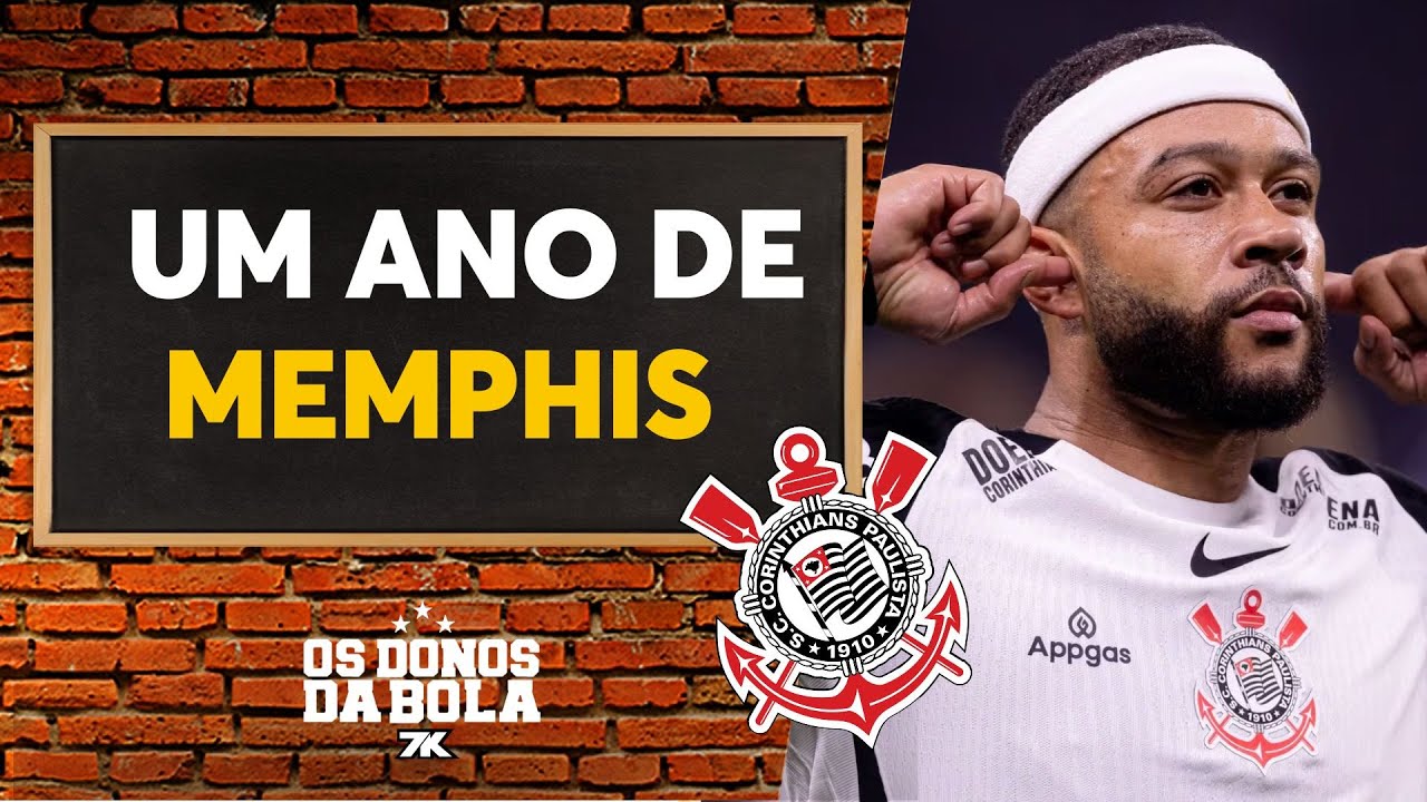Memphis Depay completa um ano de Corinthians; Neto analisa números do atacante
